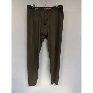 Wrangler Men’s Thermal Base Layer Pants Black Long Johns Workwear